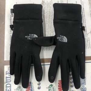 Black north face gloves